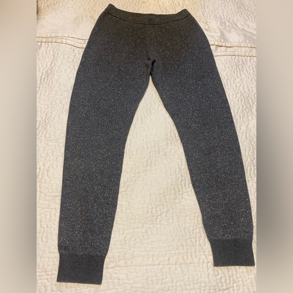 GAP KIDS CASUAL HEATHER GRAY SPARKLE LEGGING -LIKE - Picture 3 of 4